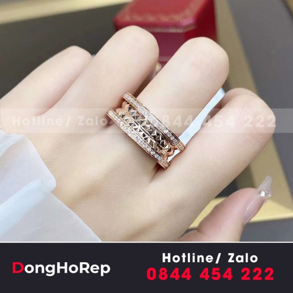 B.zero1 ring Bvl rose gold 