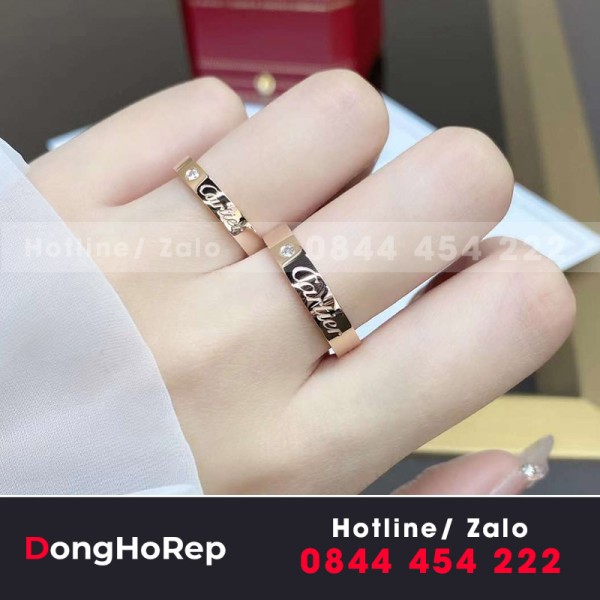 Cartier love ring rose gold 18k