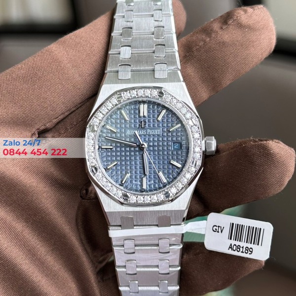 Đồng Hồ Audemars Piguet Royal Oak 35mm  Replica Kim Cương Moissanite