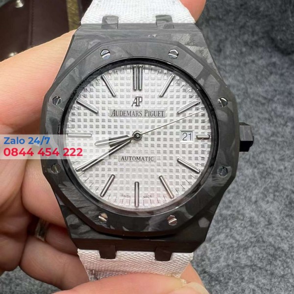 Đồng Hồ Audemars Piguet Royal Oak 41mm Carbon Bản Tinh Chỉnh Cao Cấp Nhất