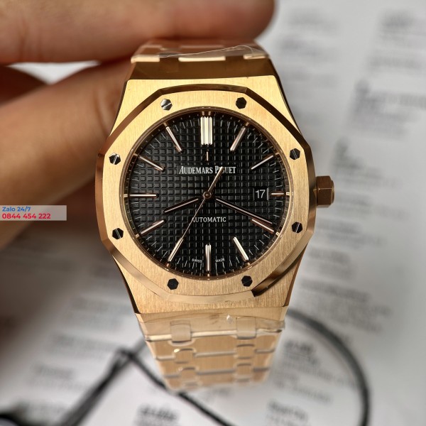 Đồng Hồ Audemars Piguet Royal Oak Gold Black Like Auth