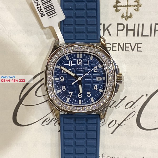 Đồng Hồ Patek Philippe Aquanaut 5067A-022 Replica Kim Cương Moissanite