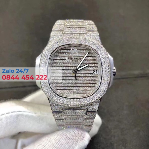 Đồng Hồ Patek Philippe Nautilus 5711 White Gold Diamonds