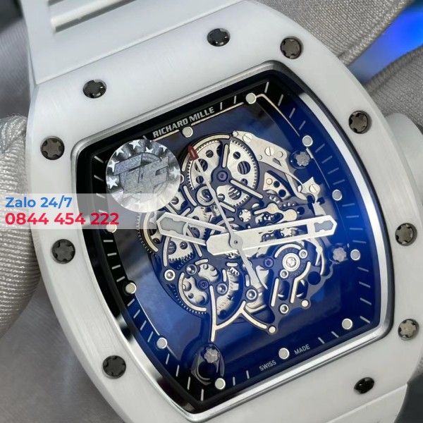 Đồng Hồ Richard Mille RM055 Ceramic Trắng