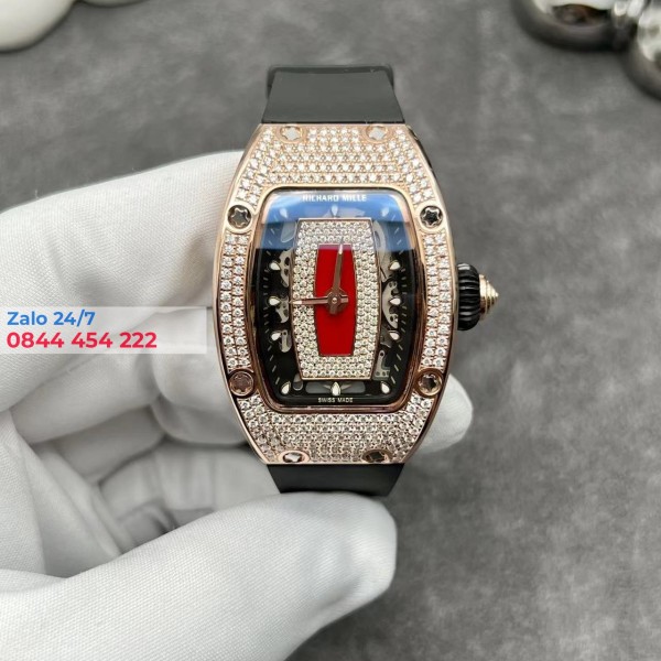 Đồng Hồ Richard Mille RM07-01 chế tác vàng khối 18k, kim cương thiên nhiên