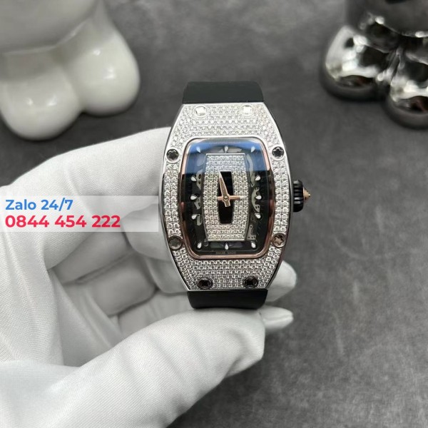 Đồng Hồ Richard Mille RM07-010-MED White Gold Diamond Set Black