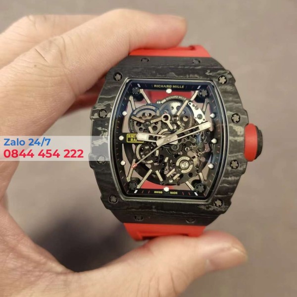 Đồng hồ Richard Mille RM35-02 Carbon Rep 1:1 Bản Tinh Chỉnh Cao Cấp Nhất