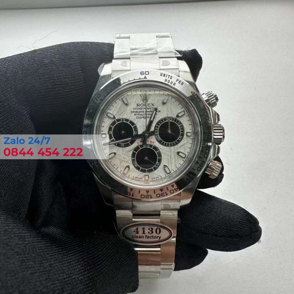 Đồng Hồ Rolex Cosmograph Daytona 116509 Bản Độ Mặt Thiên Thạch Cao Cấp