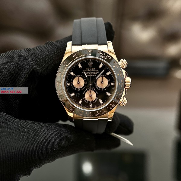 Đồng Hồ Rolex Cosmograph Daytona 116515LN Chế Tác Vàng Hồng 18K Nguyên Khối