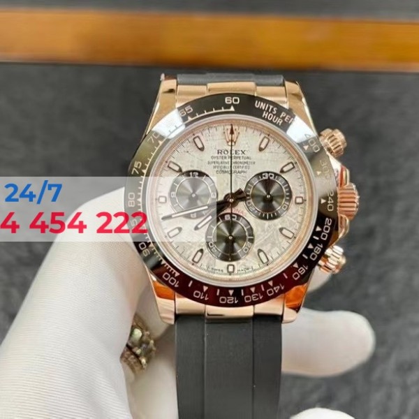 Đồng Hồ Rolex Cosmograph Daytona 116518LN Mặt Số Thiên Thạch Replica