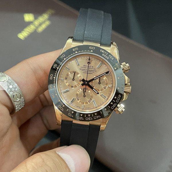 Đồng Hồ Rolex Cosmograph Daytona 116515LN Mặt Số Hồng 