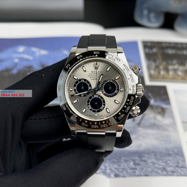 Đồng Hồ Rolex Cosmograph Daytona 116519LN Mặt Số Xám