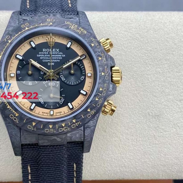 Đồng Hồ Rolex Cosmograph Daytona Vỏ Carbon Replica