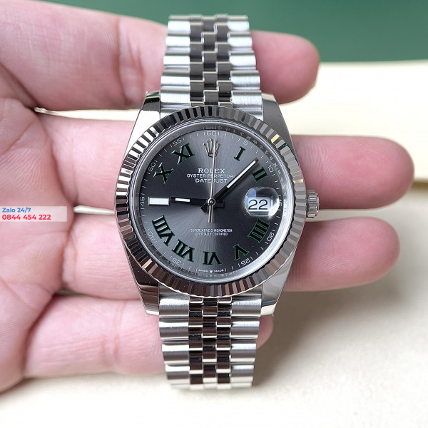 Đồng Hồ Rolex Datejust 36 126200 Mặt Số Slate Cọc Số La Mã