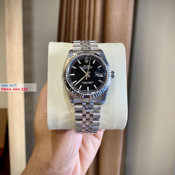 Đồng Hồ Rolex Datejust 41 126234 Mặt Số Đen Cọc Số Dạ Quang