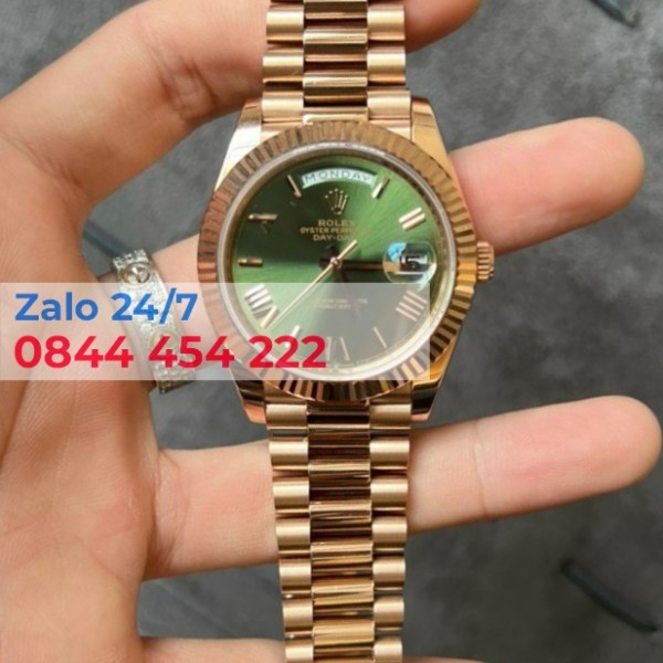 Đồng Hồ Rolex Day-Date Vàng Khối 18K