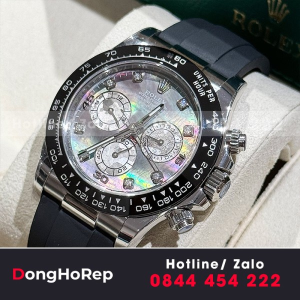 Đồng hồ rolex daytona mặt xà cừ tím tinh chỉnh  