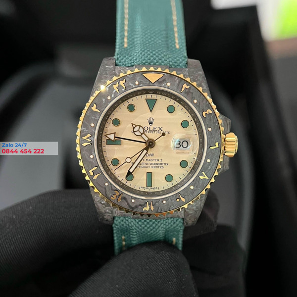 Đồng Hồ Rolex GMT-Master II Rep 1:1 Carbon Diw