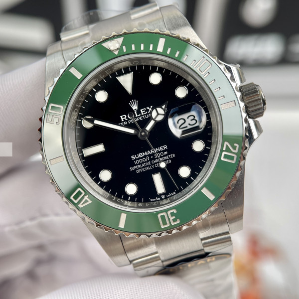 Đồng Hồ Rolex Submariner 126610LV Mặt Số Đen