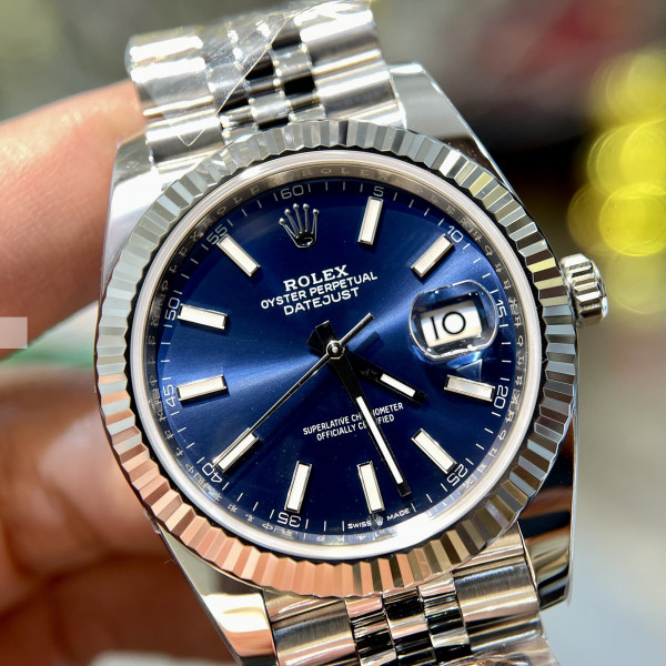 Đồng Hồ Rolex Datejust 126234 mặt xanh navy