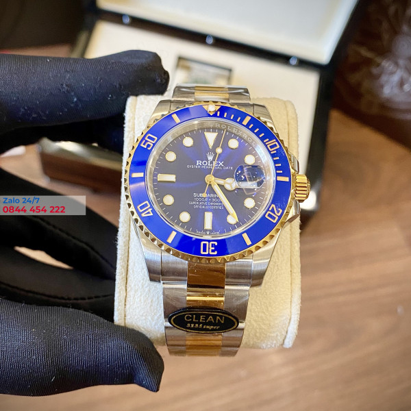 Đồng Hồ Rolex Submariner 126613LB Mặt Số Xanh Dương