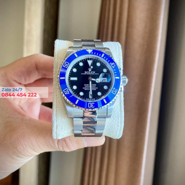 Đồng Hồ Rolex Submariner 126619LB Mặt Số Đen Rep 1:1