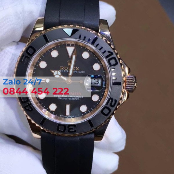 Đồng Hồ Rolex Yacht-Master 40mm 126655 Vàng Hồng 18K Nguyên Khối