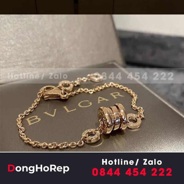 Lắc tay BVLgari Vàng Hồng 18k