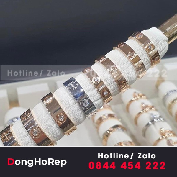 Nhẫn cartier love wedding band nhập hongkong