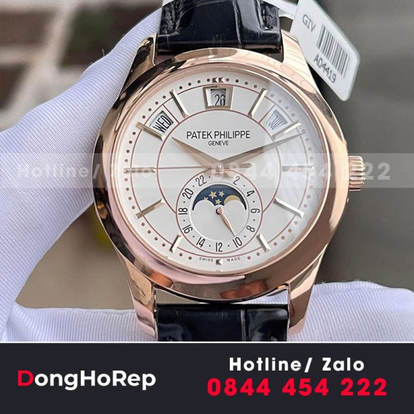 Patek philippe complications 5205r-001 chế tác vàng khối 18k 