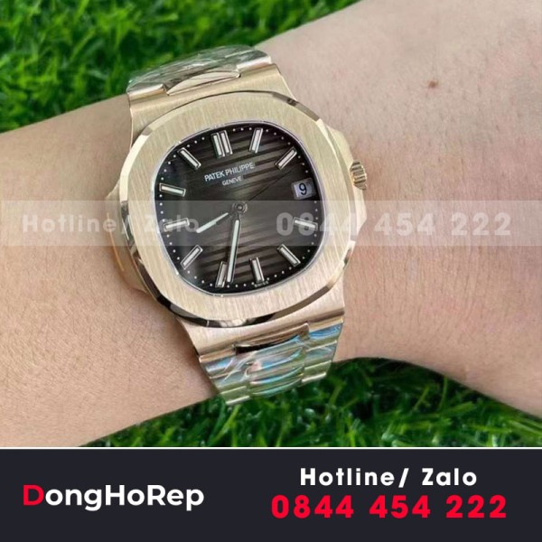 Patek philippe nautilus 5711r rose gold custom 18k 