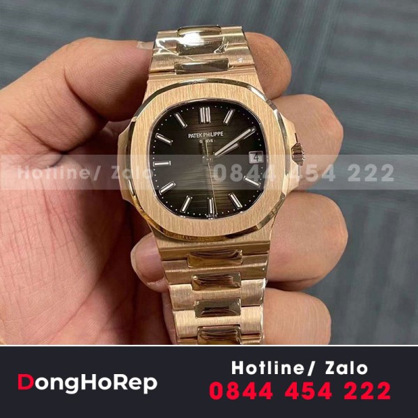 Patek philippe nautilus 5711r vàng hồng 18k chế tác 