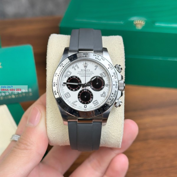 Rolex Cosmograph Daytona 40MM 116519 Panda Mặt Trắng Clean Factory Rep 1:1