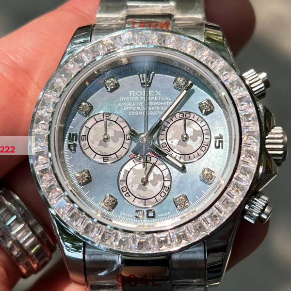 ROLEX COSMOGRAPH DAYTONA ICE BLUE BAGUETTE Rep 1:1 116576TBR