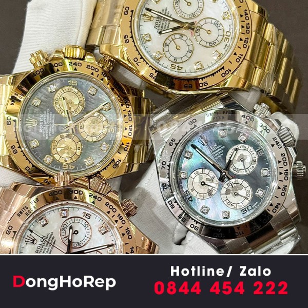 Rolex daytona độ mặt MOP vân mây  