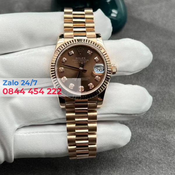 Rolex Lady-Datejust 279138 Chế Tác Vàng Hồng 18K