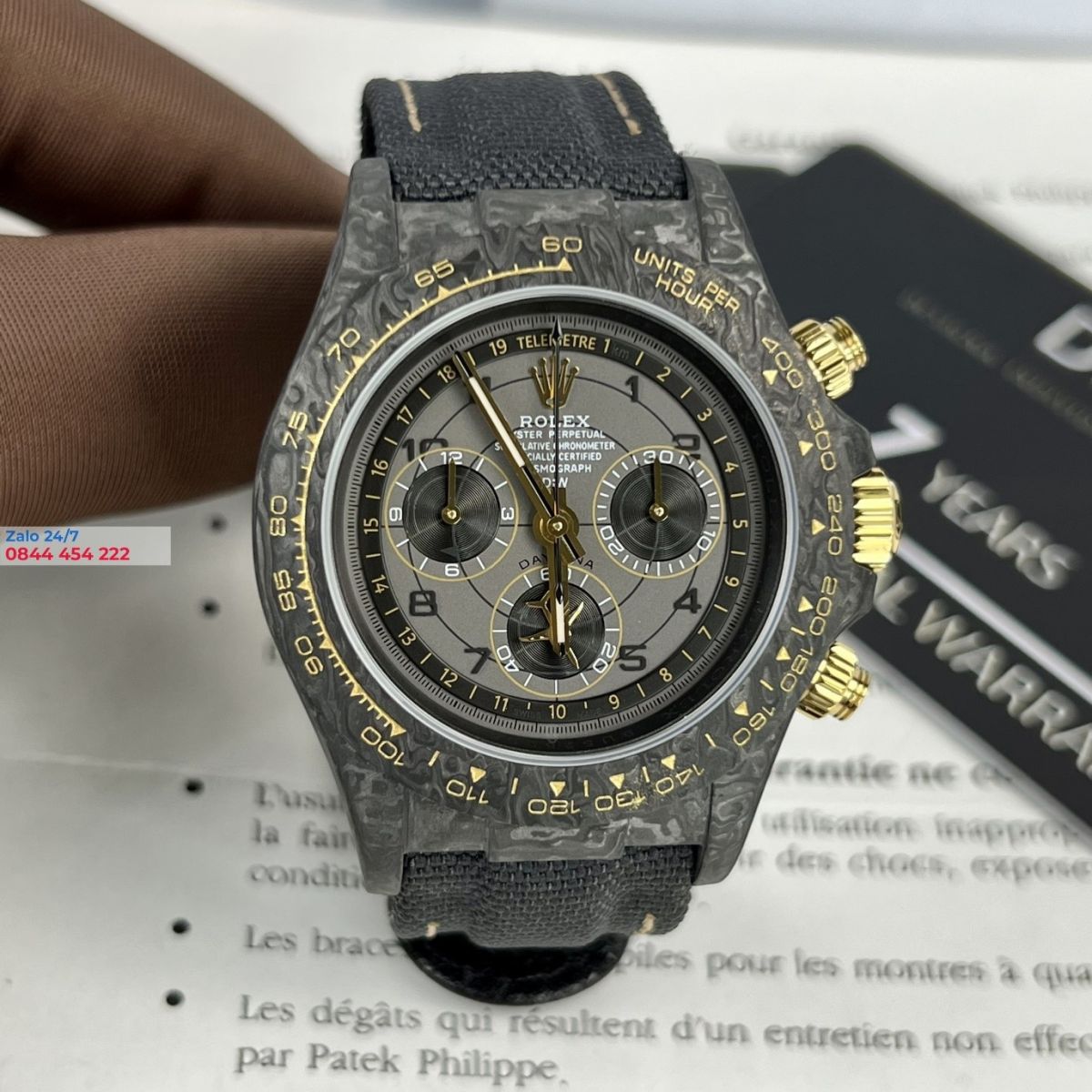 Nguồn gốc của Rolex Daytona Cosmograph rep 1:1 Carbon