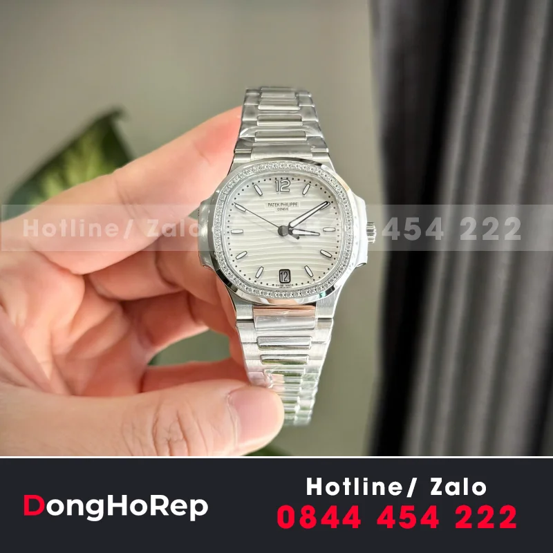 Bộ Sưu Tập Đồng Hồ Patek Philippe Nữ Nautilus 7118 Đính Đá 3K Factory 35.2mm