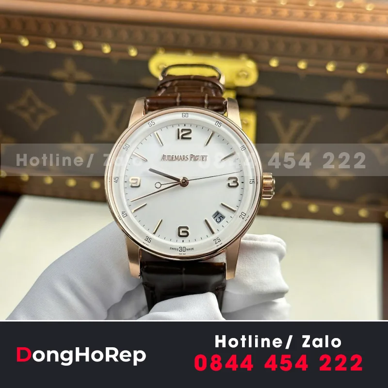 Đồng Hồ Audemars Piguet Code 11.59 Selfwinding 15210OR Rep 11 Mặt Xanh Trắng Nhà Máy APS 41mm