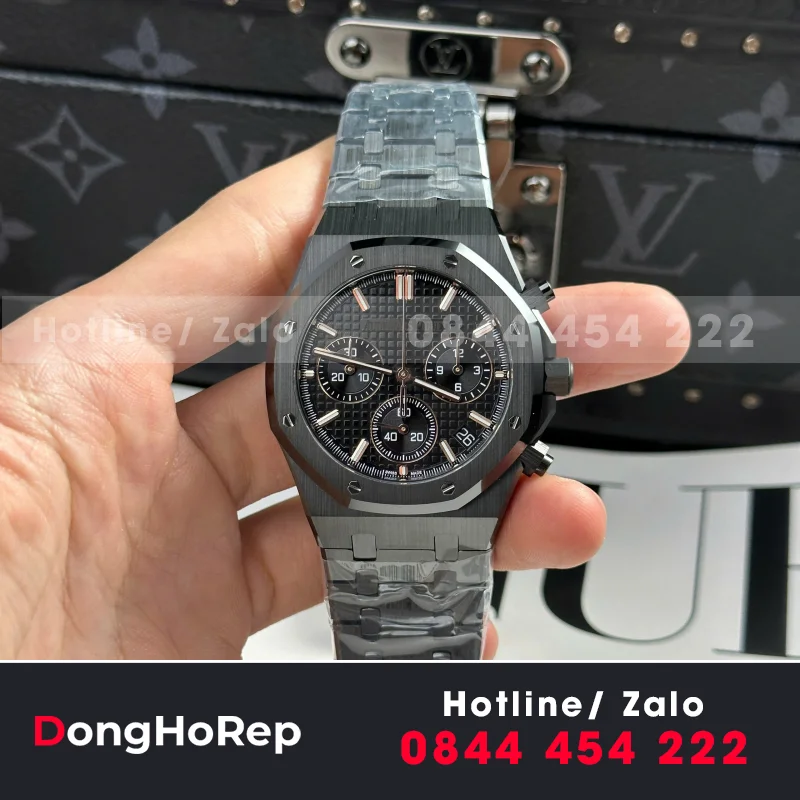 Đồng Hồ Audemars Piguet Royal Oak 26240 Replica 11 Màu Đen Mặt Đen APS 41mm
