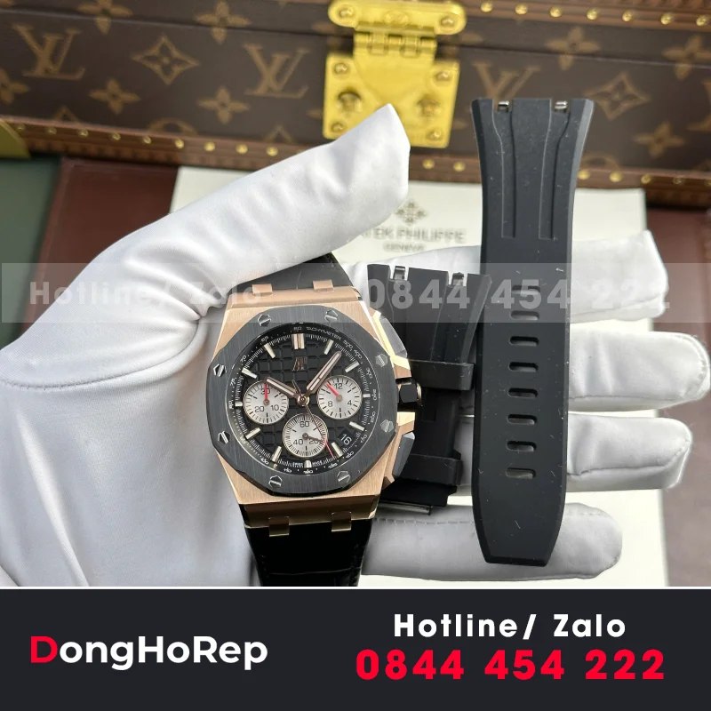 Đồng Hồ Audemars Piguet Royal Oak Offshore Chronograph 26420 Rep 1 1 Mặt Xanh Nhà Máy APP 43mm