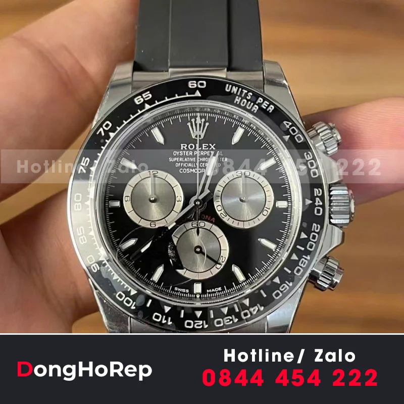 Đồng Hồ Rolex Daytona 126500LN Panda Replica 11 Máy 4131 Clean 40mm